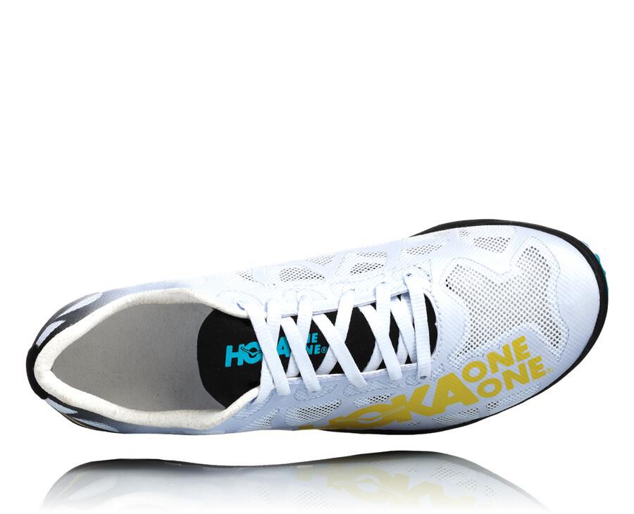 Hoka One One Spikes Mens White - Rocket X - 32987ZOJS